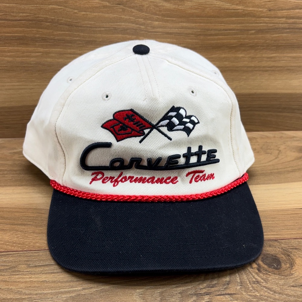 Corvette Performance Team Hat - Black and White